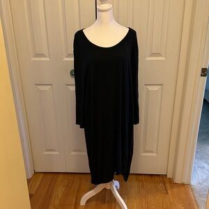 Tribal Black Long Sleeve Dress